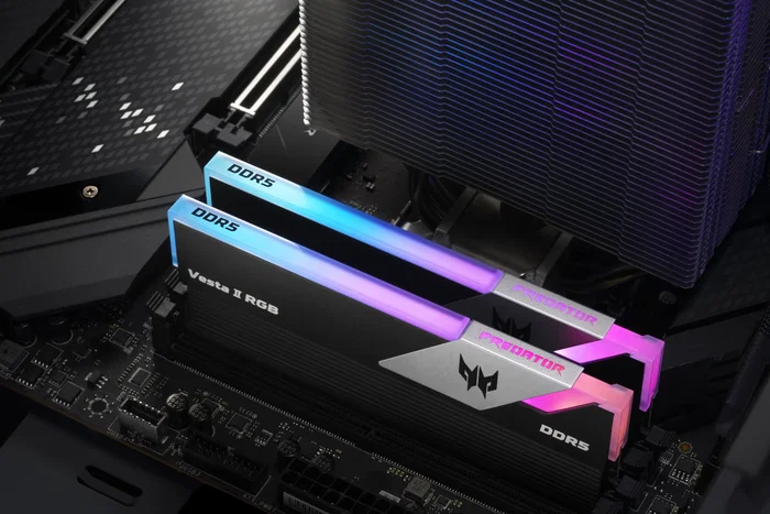 Acer Predator Vesta II DDR5 32 GB (2x16 GB) 6000 MT/s RGB Negro Acer Predator Vesta II DDR5 32 GB (2x16 GB) 6000 MT/s RGB Negro