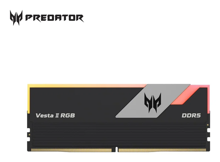 Acer Predator Vesta II DDR5 32 GB (2x16 GB) 6000 MT/s RGB Negro Acer Predator Vesta II DDR5 32 GB (2x16 GB) 6000 MT/s RGB Negro
