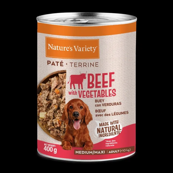 Affinity Nature'S Variety Dog Wet Pate Med-Maxi Ternera 12x400 gr Affinity Nature'S Variety Dog Wet Pate Med-Maxi Ternera 12x400 gr