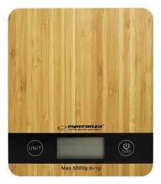 Esperanza Bamboo EKS005 Báscula de Cocina Marrón