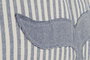 DKD Home Decor Bolso Atlantico Azul Blanco Poliester 60 x 24 x 50 cm (4 Unidades)