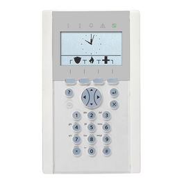 Vanderbilt SPCK620.100-N Teclado de Control de Alarma SPC Comfort, Neutro, con Pantalla LCD, Lector de Tarjetas y Audio
