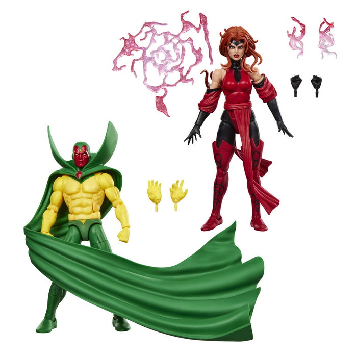 Hasbro Marvel Legends Pack de 2 Figuras Visión & Bruja Escarlata 15 cm
