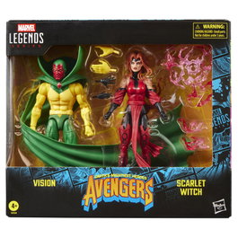 Hasbro Marvel Legends Pack de 2 Figuras Visión & Bruja Escarlata 15 cm