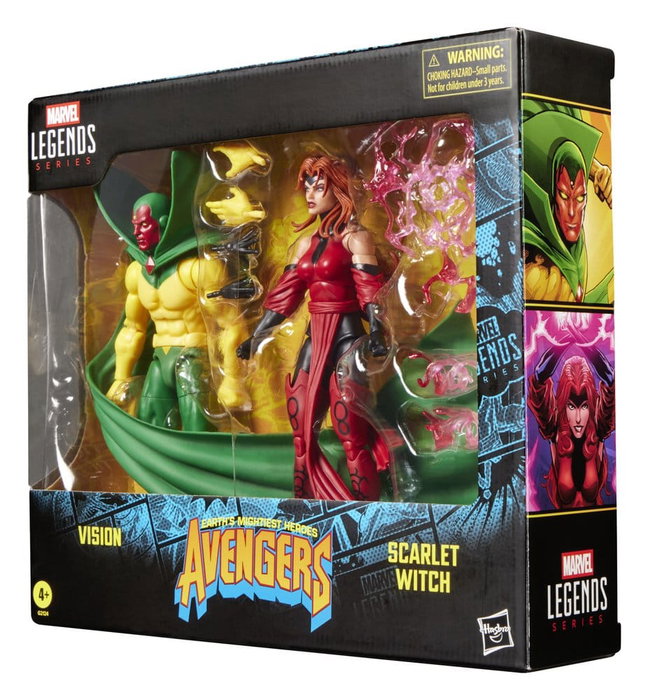 Hasbro Marvel Legends Series Pack de 2 Figuras Vision y Scarlet Witch 15 cm