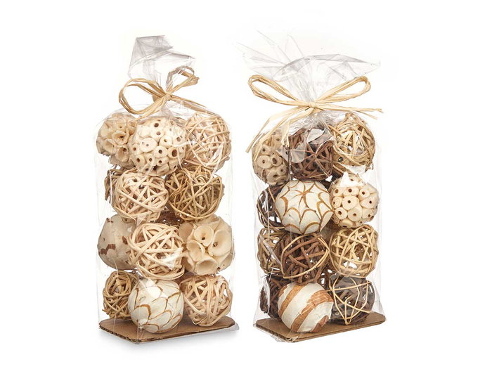 GIFTDECOR Set de Bolas Pequeñas Surtidas de 2 Modelos