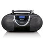 Lenco SCD-6900BK Radio, CD y Casete Portátil con Bluetooth