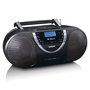 Lenco SCD-6900BK Radio, CD y Casete Portátil con Bluetooth