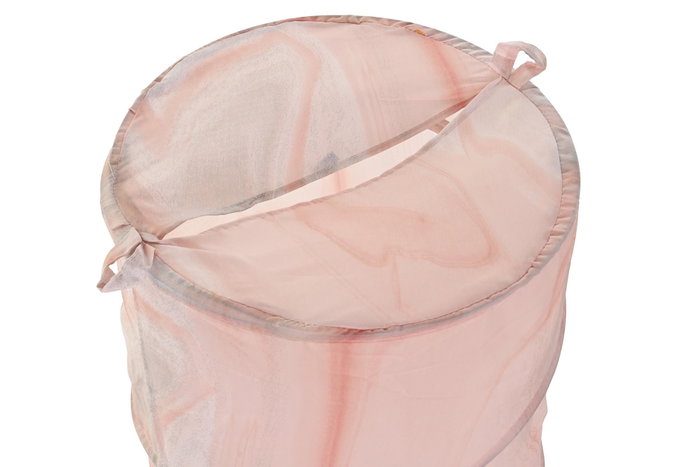 DKD Home Decor Cesta para la ropa Rosa