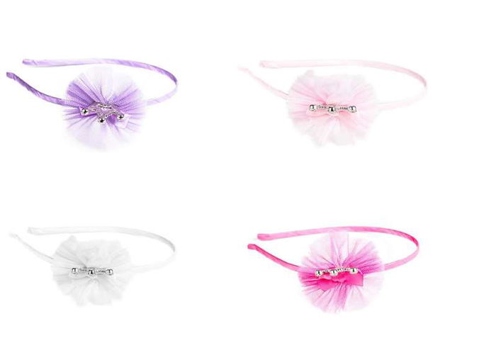 Inca Diadema con tul y corona - Modelos surtidos