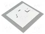 ORNO Panel decorativo gris 170x170x10mm