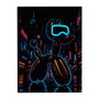 Home Deco Factory Cuadro Neón LED Perro 30x40 cm
