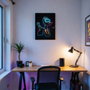 Home Deco Factory Cuadro Neón LED Perro 30x40 cm