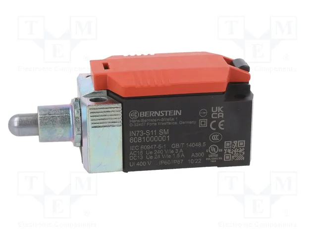 BERNSTEIN AG Interruptor de fin de carrera NO + NC