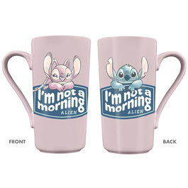PYRAMID Taza Angel & Stitch Disney 470ml - Taza de cerámica con personajes Disney, capacidad 470 ml