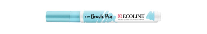 Ecoline Brush Pen Azul Pastel 580