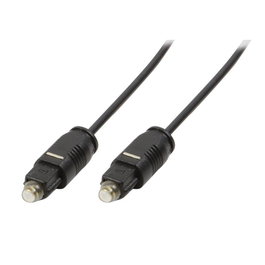 LogiLink Cable de audio Toslink/M a Toslink/M, 10 m, negro