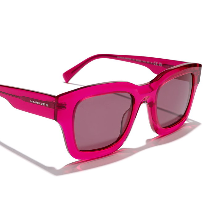 Hawkers CULTURE polarizada Fucsia Grape Gafas de Sol Unisex Metal TR90