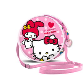 Karactermania Hello Kitty Bolso Bandolera Redondo Lovely Rosa