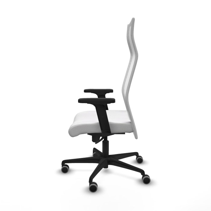 PIQUERAS Y CRESPO Sillón Albacete con mecanismo Sincro, Tela Blanca, Brazos 2D PIQUERAS Y CRESPO Sillón Albacete con mecanismo Sincro, Tela Blanca, Brazos 2D