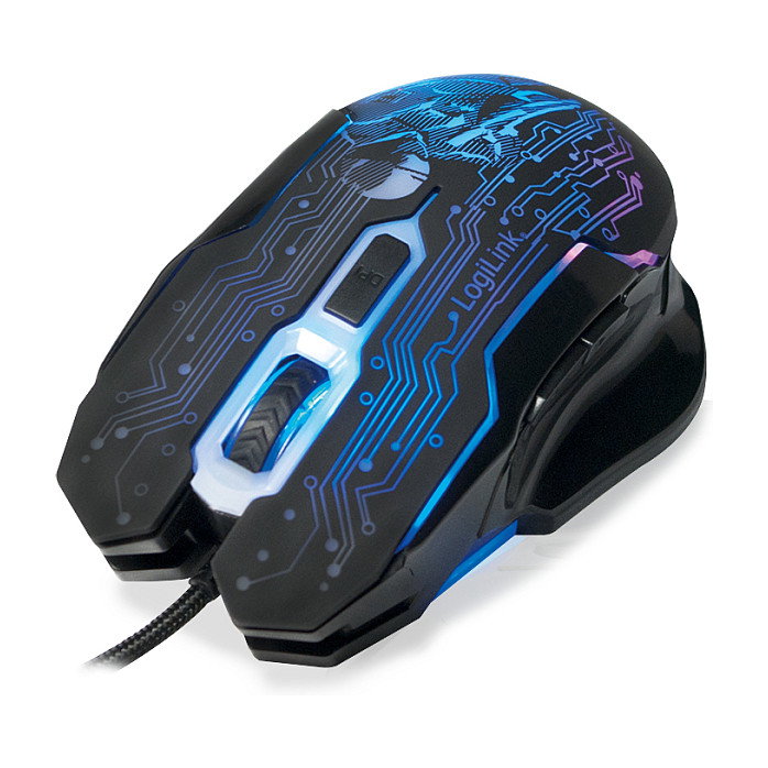 LogiLink Mouse Gaming USB 6 botones 2400dpi