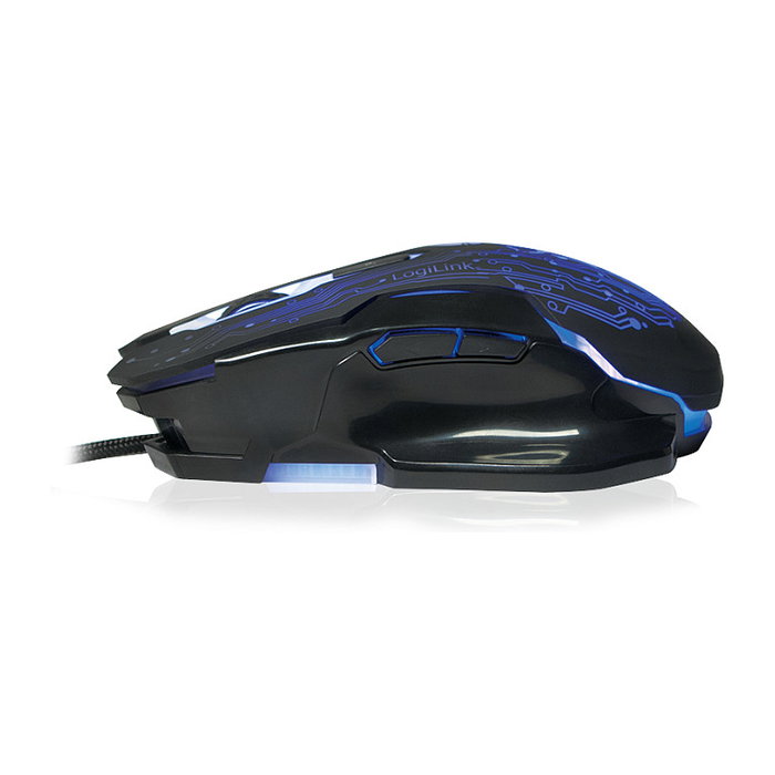 LogiLink Mouse Gaming USB 6 botones 2400dpi