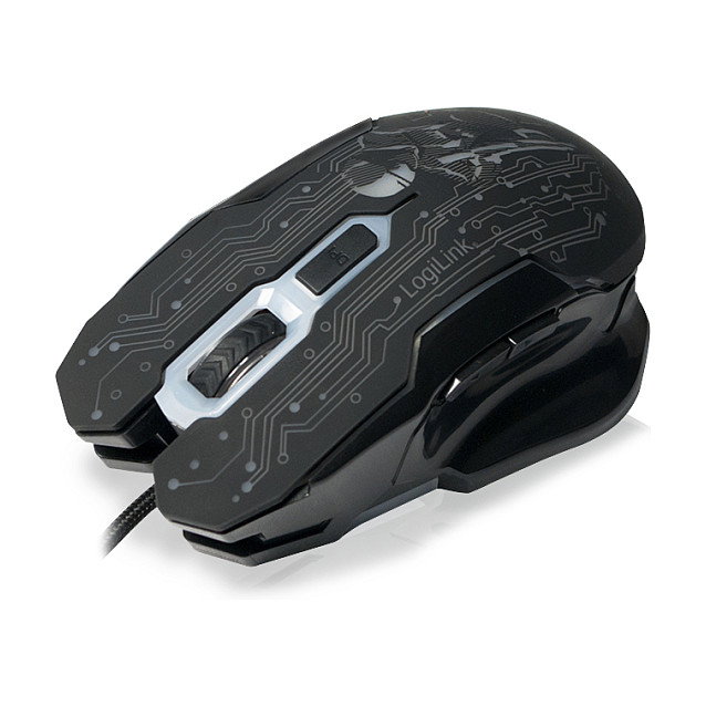 LogiLink Mouse Gaming USB 6 botones 2400dpi