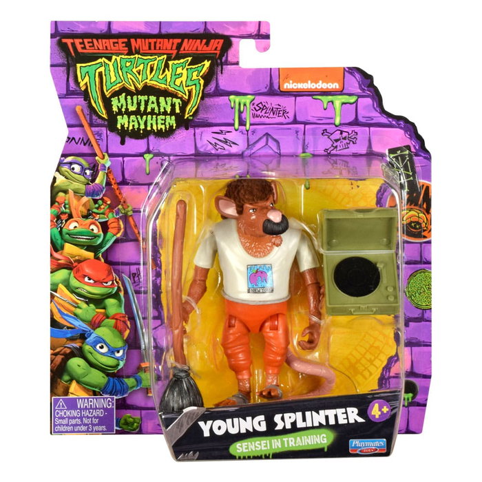 Playmates Ninja Turtles: Caos Mutante Figura Young Splinter 11 cm Playmates Ninja Turtles: Caos Mutante Figura Young Splinter 11 cm