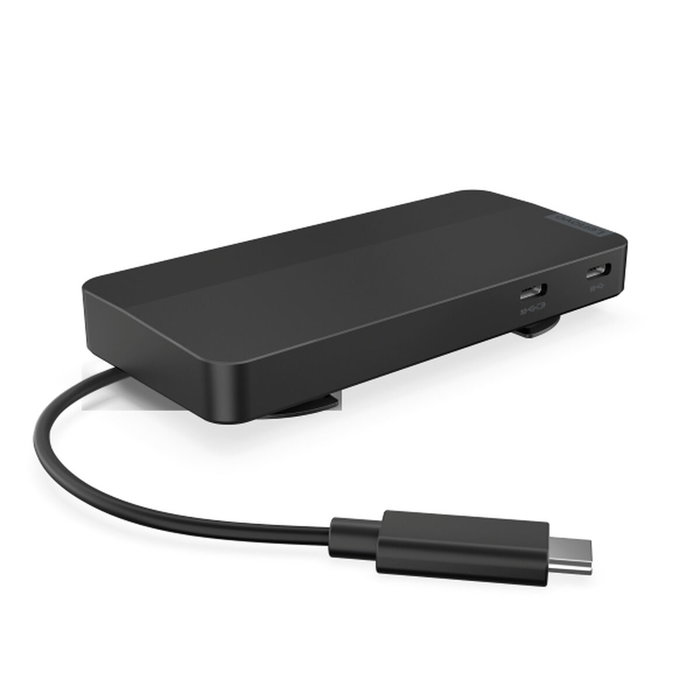 Lenovo USB-C Dual Display Travel Dock con Adaptador Eclipse Black