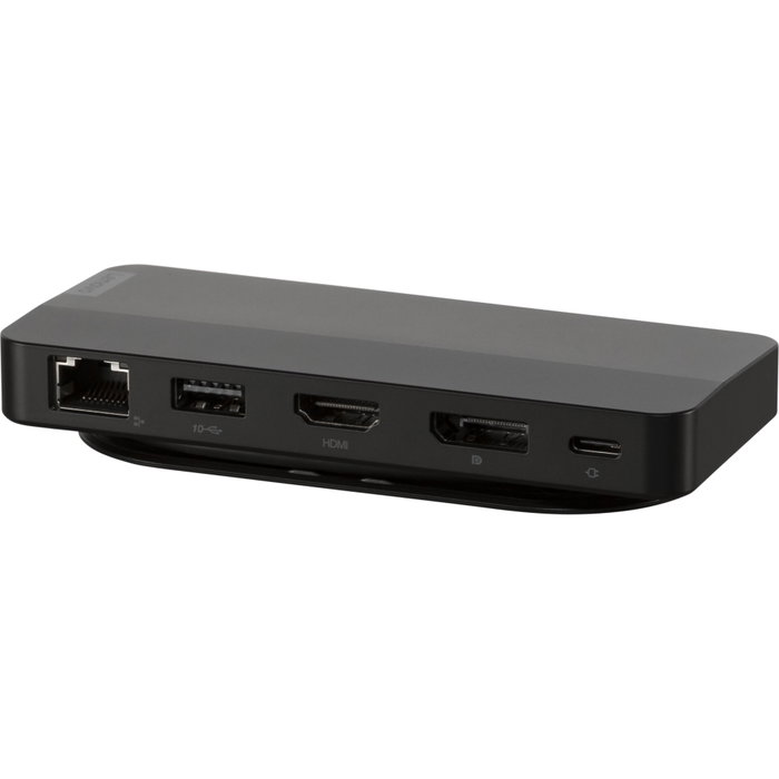 Lenovo USB-C Dual Display Travel Dock con Adaptador Eclipse Black