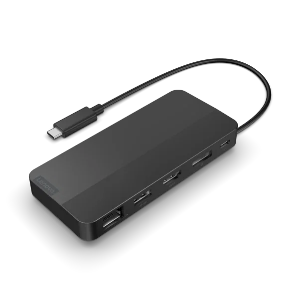 Lenovo USB-C Dual Display Travel Dock con Adaptador Eclipse Black