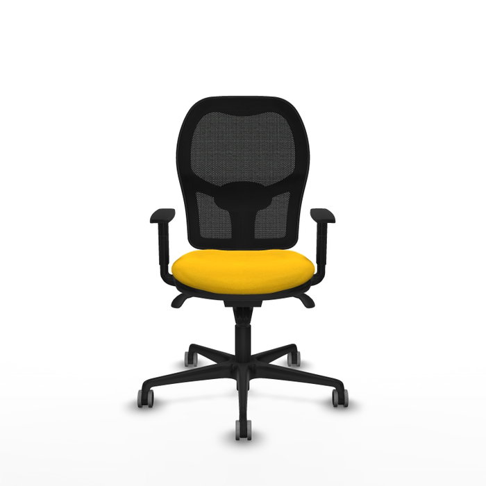 PIQUERAS Y CRESPO Silla de oficina Jorquera Amarillo/Negro