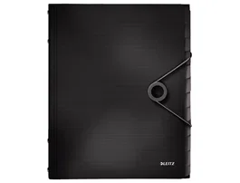 Leitz Carpeta Clasificadora Solid Polipropileno 12 Separadores DIN A4 Negro