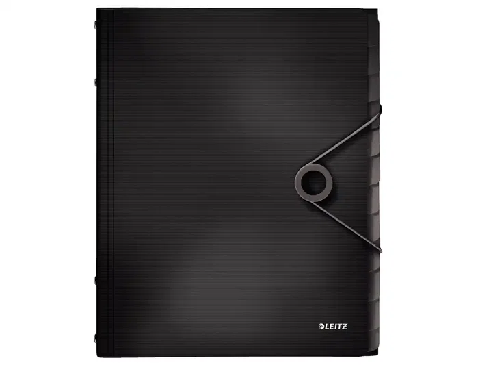 Leitz Carpeta clasificadora Solid polipropileno 12 separadores DIN A4 negro Leitz Carpeta clasificadora Solid polipropileno 12 separadores DIN A4 negro