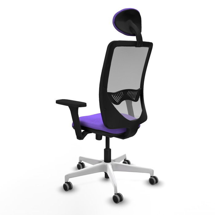 PIQUERAS Y CRESPO Silla de oficina Zulema con mecanismo Sincro, Lila y Gris PIQUERAS Y CRESPO Silla de oficina Zulema con mecanismo Sincro, Lila y Gris