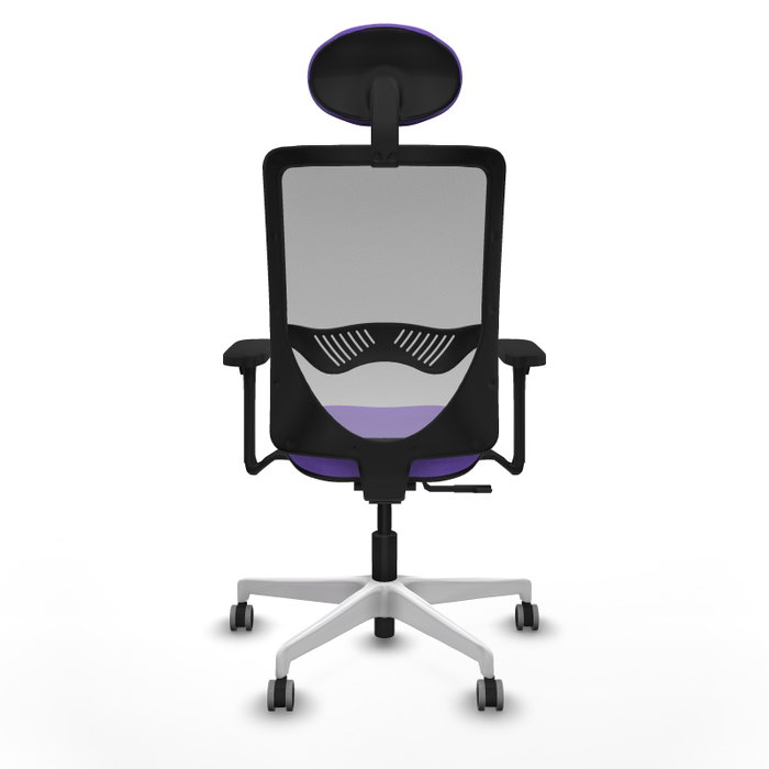 PIQUERAS Y CRESPO Silla de oficina Zulema con mecanismo Sincro, Lila y Gris PIQUERAS Y CRESPO Silla de oficina Zulema con mecanismo Sincro, Lila y Gris