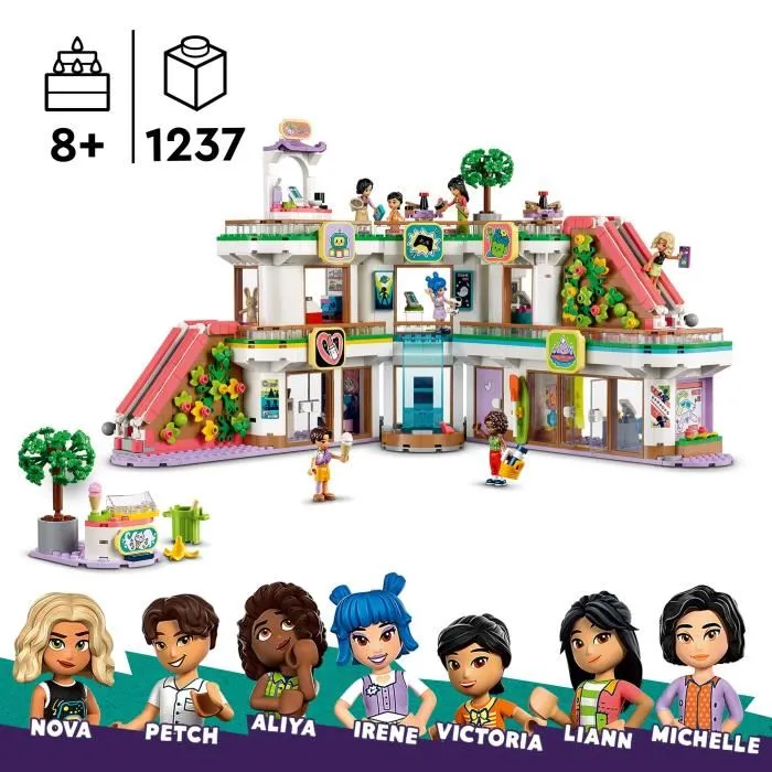 LEGO 42604 Friends Heartlake City Kaufhaus - Juego de construcción de 1237 piezas para niños a partir de 8 años