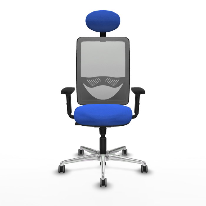 PIQUERAS Y CRESPO Silla de oficina Zulema con Mecanismo Sincro, Azul y Gris PIQUERAS Y CRESPO Silla de oficina Zulema con Mecanismo Sincro, Azul y Gris