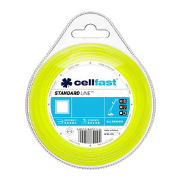 Cellfast Hilo para desbrozadora cuadrado 2,0 mm 15 m