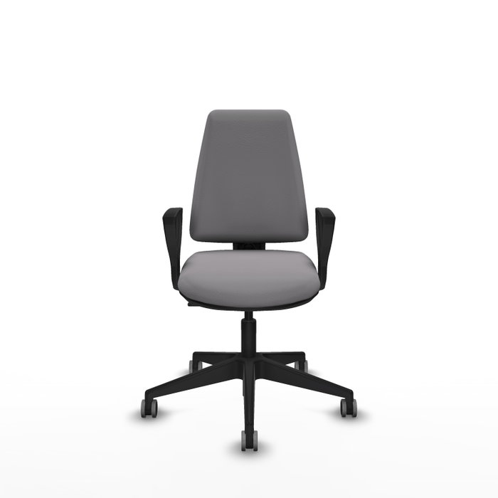 PIQUERAS Y CRESPO Silla de oficina Elche Gris con mecanismo de contacto permanente PIQUERAS Y CRESPO Silla de oficina Elche Gris con mecanismo de contacto permanente