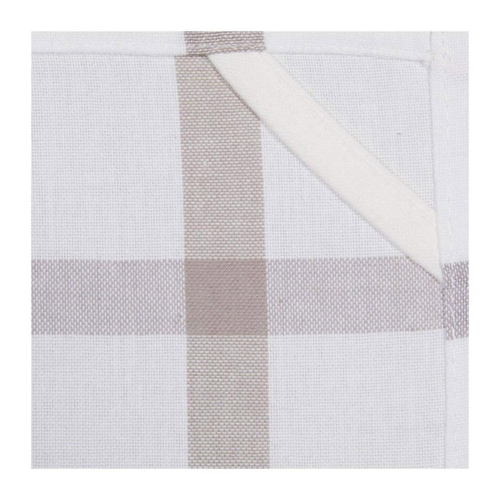 Atmosphera Trapos de cocina modelo cuadros grises 45 x 70 cm, 2 uds