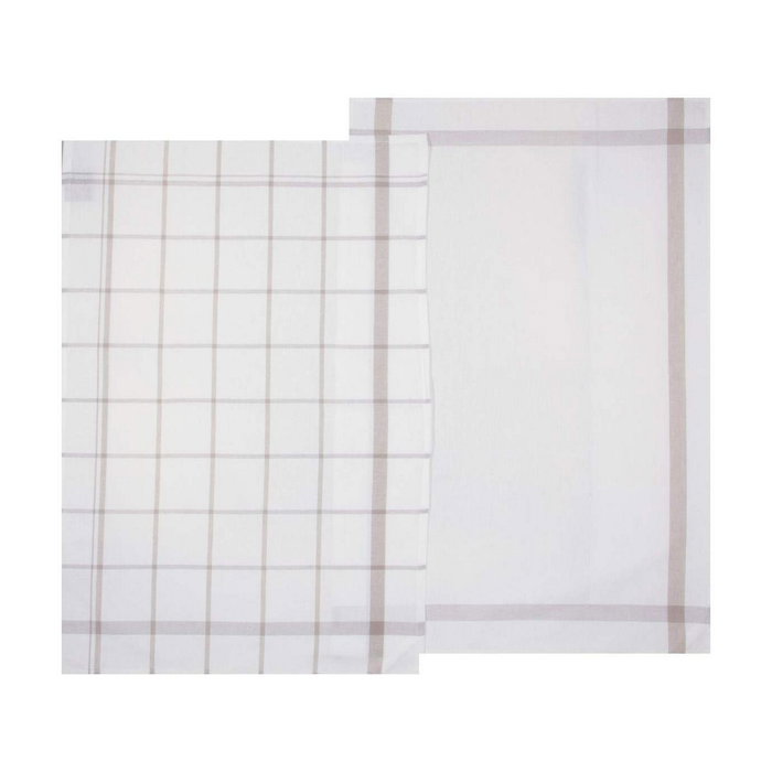 Atmosphera Trapos de cocina modelo cuadros grises 45 x 70 cm, 2 uds