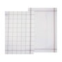 Atmosphera Trapos de cocina modelo cuadros grises 45 x 70 cm, 2 uds