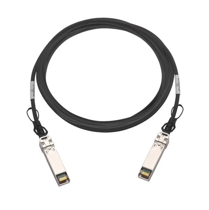 QNAP Cable de Fibra Óptica e InfiniBand QSFP28 Macho a QSFP28 Macho, 100GBase, 1.5 m, Negro - CAB-DAC15M-Q28B4