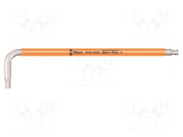 WERA Llave allen Hex-Plus esférica 5mm larga