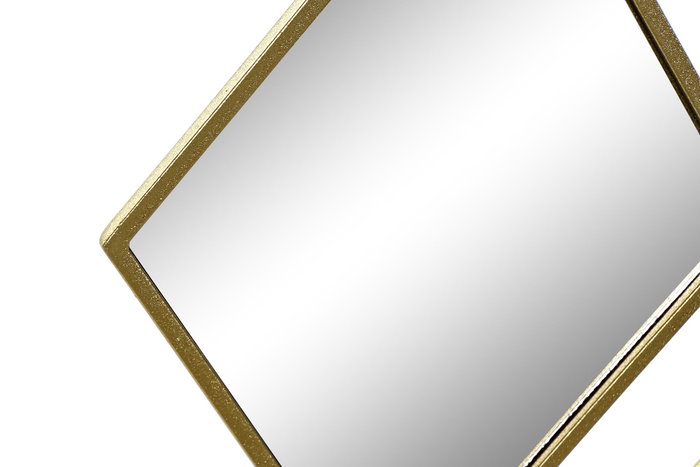 DKD Home Decor Espejo Dorado Rombo 2 x 90 x 63 cm DKD Home Decor Espejo Dorado Rombo 2 x 90 x 63 cm