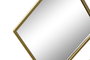DKD Home Decor Espejo Dorado Rombo 2 x 90 x 63 cm