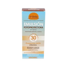 DSHILA Emulsion Fotoprotectora Spray Fps 30 200Ml
