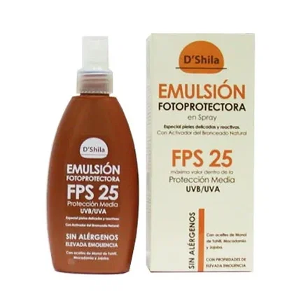 DSHILA Emulsión Fotoprotectora Spray SPF 30 200 ml DSHILA Emulsión Fotoprotectora Spray SPF 30 200 ml