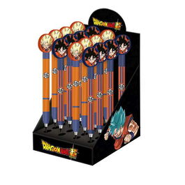 Karactermania Expositor M con 24 Bolígrafos Dragon Ball Ultra Instinct 21,5 x13,7 x18 cm